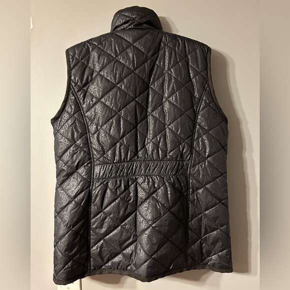 OUTBACK TRADING CO Womens Size XL GRAND PRIX quilted Black Vest - Picture 8 of 16